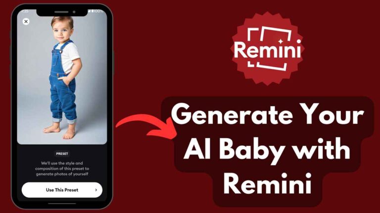 How to Use Remini Baby AI Generator? | Meet Your 1st Child