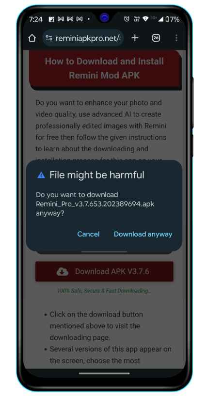 Download Remini App